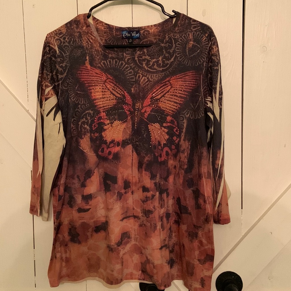 XL women’s Blue Velvet brand top